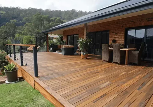 House in Werribee with timber deck